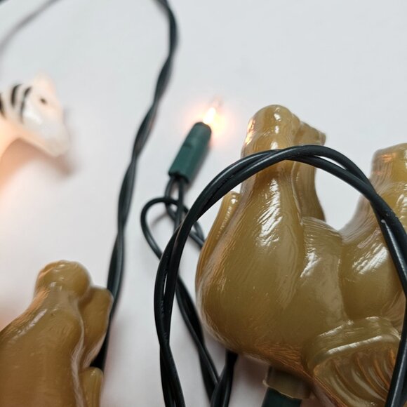 Zoo Safari Wild Animal String Light Jungle Giraffe Zebra Elephant Tiger Works - Picture 11 of 12